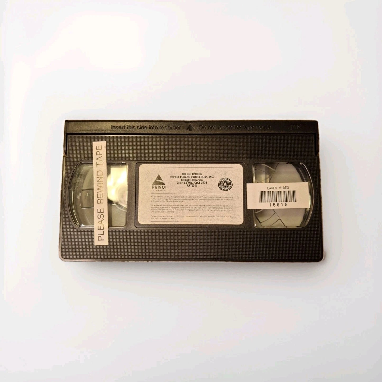 The Unearthing (1993) VHS Horror Rare OOP