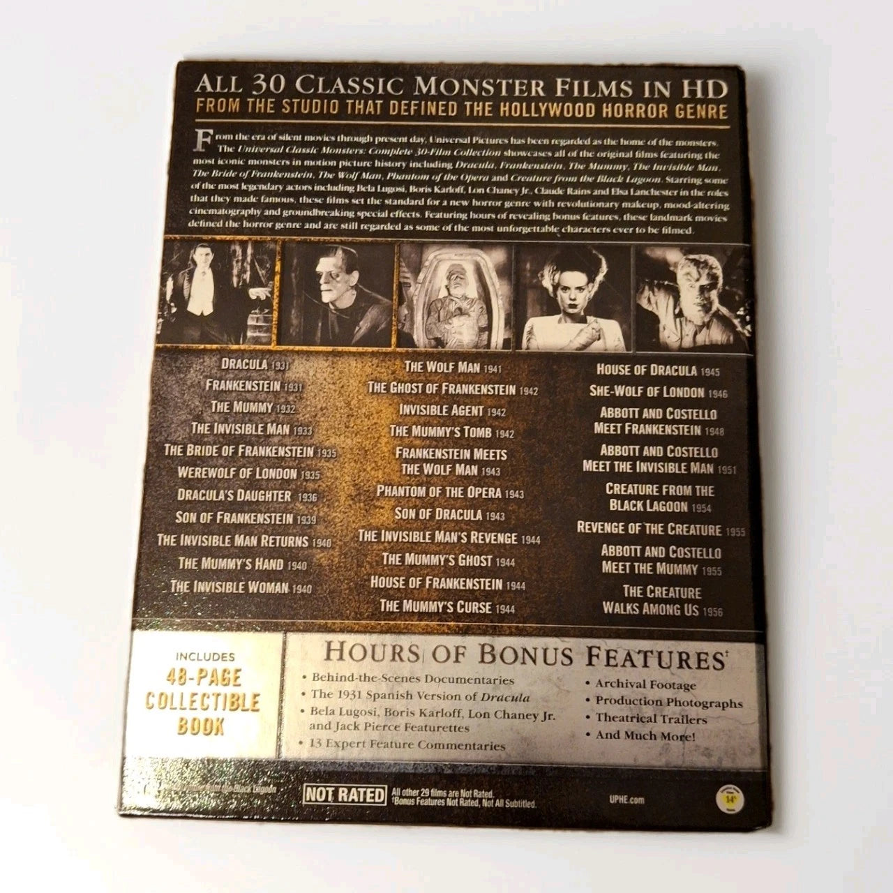Universal Classic Monsters: Complete 30-Film Collection (Blu-ray, 2018)