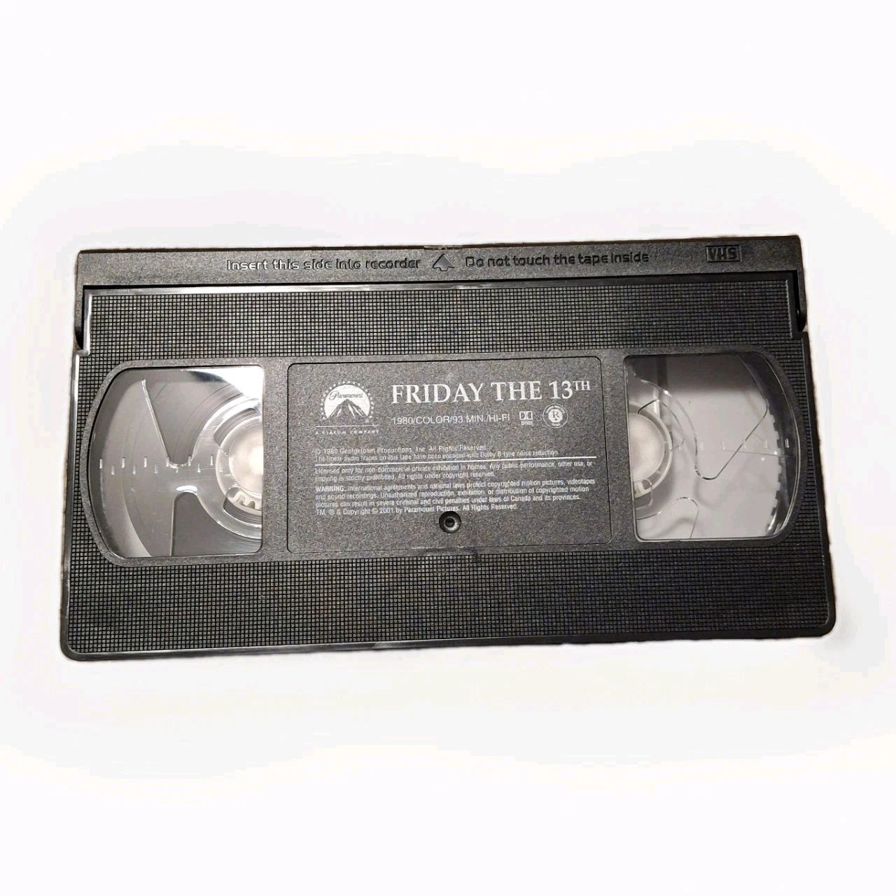 Friday the 13th (1980) – 2001 Paramount VHS Release