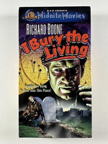 I Bury the Living (VHS, 1958, MGM Midnite Movies)
