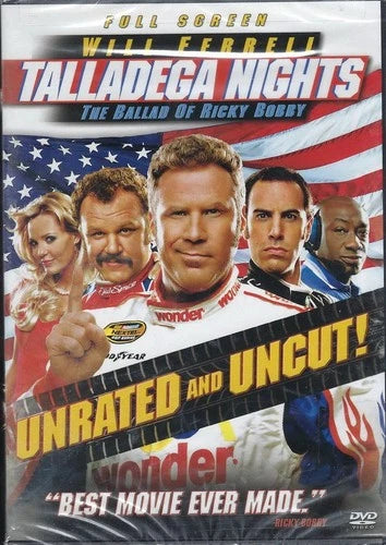 Talladega Nights: The Ballad of Ricky Bobby DVD (Unrated and Uncut Edition)