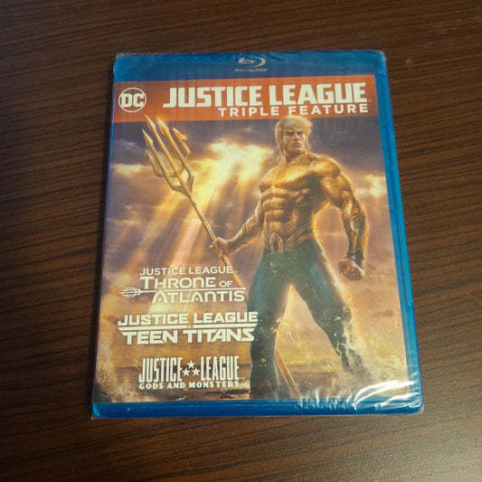 Justice League: Triple Feature (Blu-ray, 3-Movie Collection)