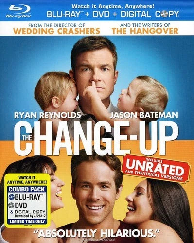 The Change-Up (Blu-ray + DVD, 2011, Unrated Edition)
