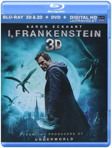 I, Frankenstein (Blu-ray 3D + 2D + DVD, 2014)
