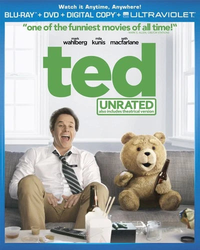 Ted (Blu-ray + DVD, 2012, Unrated Edition)